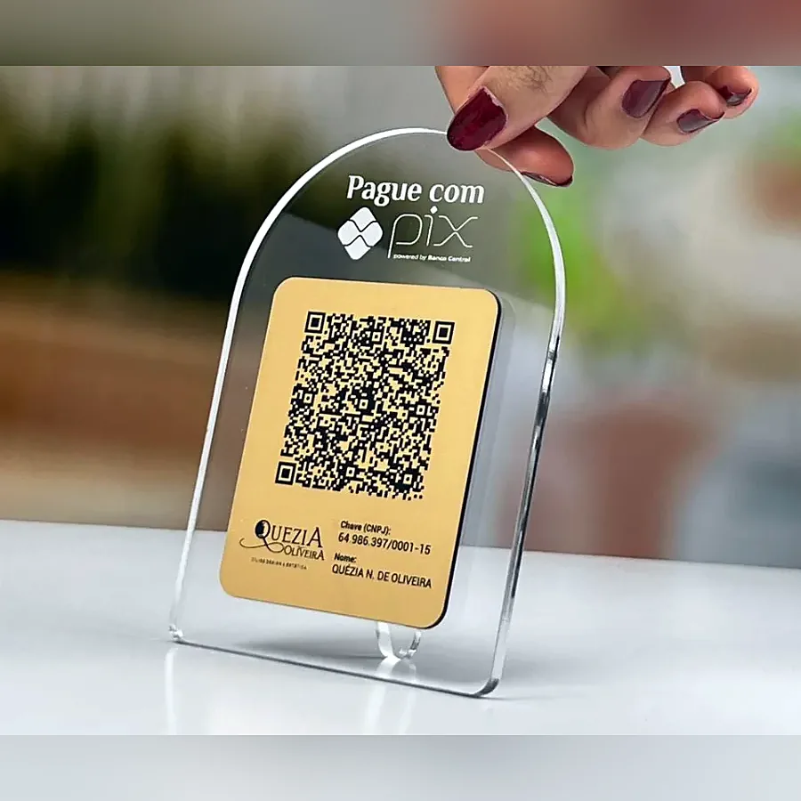 Display QR Code personalizado La Bella Laser