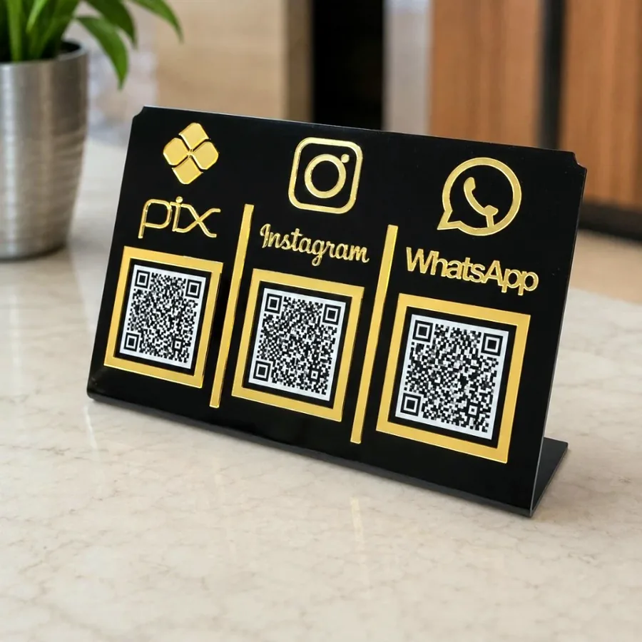 Display QR Code personalizado La Bella Laser