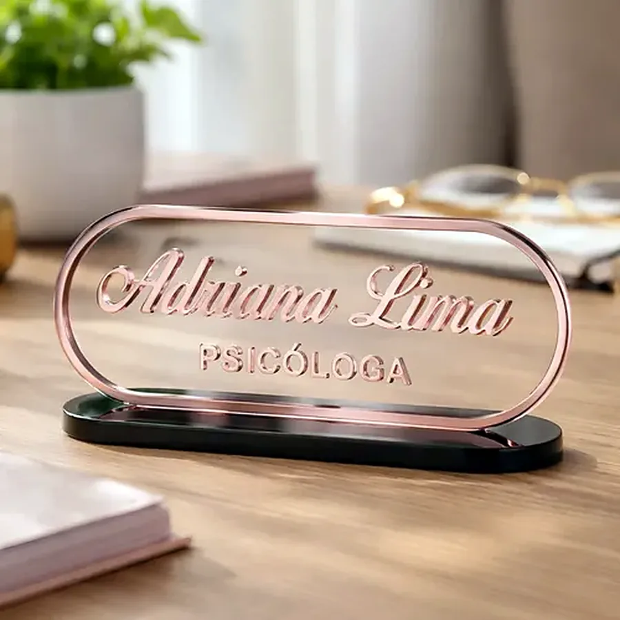 Totem de mesa personalizado La Bella Laser